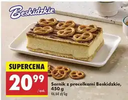 Biedronka Sernik z precelkami Beskidzkie, 450 g oferta
