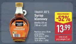 ALDI TRADER JOE'S Syrop klonowy oferta