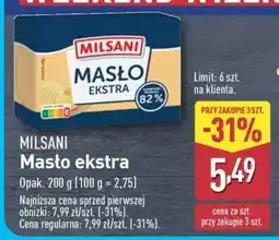 ALDI MILSANI Masło ekstra oferta