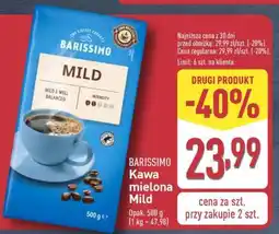ALDI BARISSIMO Kawa mielona Mild oferta