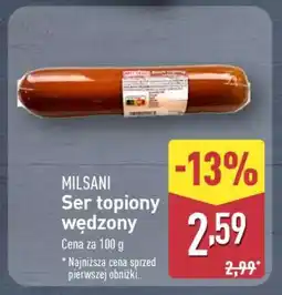 ALDI MILSANI Ser topiony wędzony oferta