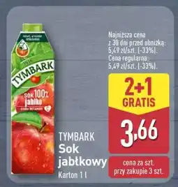 ALDI TYMBARK Sok jabłkowy oferta
