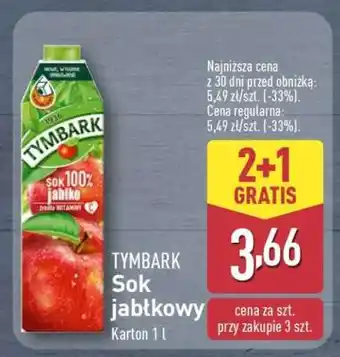 ALDI TYMBARK Sok jabłkowy oferta