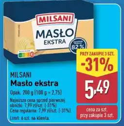 ALDI MILSANI Masło ekstra oferta