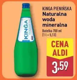 ALDI KINGA PIENIŃSKA NATURALNA WODA MINERALNA oferta