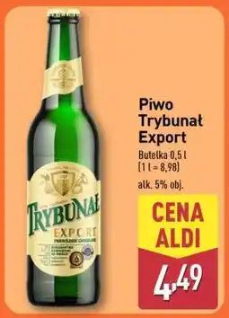 ALDI Piwo Trybunał Export oferta