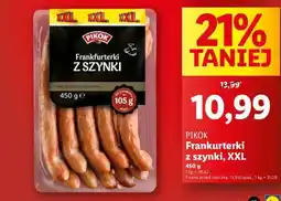 Lidl PIKOK Frankfurterki z szynki, XXL oferta