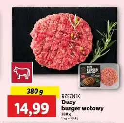 Lidl Duży burger wołowy oferta