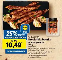 Lidl GRILL&FUN Kręciotki z boczku w marynacie oferta