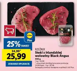 Lidl Steki z irlandzkiej wołowiny Black Angus oferta