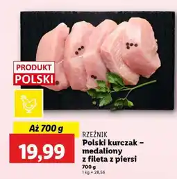 Lidl Polski kurczak – medaliony z fileta z piersi oferta