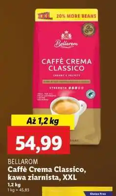 Lidl Bellarom Caffè Crema Classico, kawa ziarnista, XXL oferta