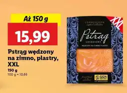 Lidl Pstrąg wędzony na zimno, plastry, XXL oferta