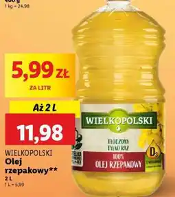 Lidl WIELKOPOLSKI Olej rzepakowy oferta