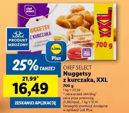 Lidl CHEF SELECT Nuggetsy z kurczaka, XXL oferta