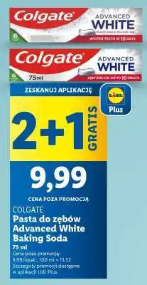 Lidl Colgate Pasta do zębów Advanced White Baking Soda 75 ml oferta