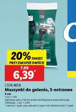 Lidl CIEN MEN Maszynki do golenia, 3-ostrzowe oferta