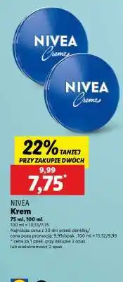 Lidl NIVEA Krem oferta