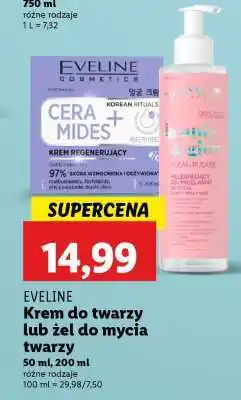 Lidl EVELINE Krem do twarzy lub żel do mycia twarzy oferta