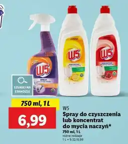 Lidl W5 Spray do czyszczenia lub koncentrat do mycia naczyń oferta