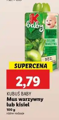 Lidl Kubuś Baby Mus warzywny lub kisiel oferta