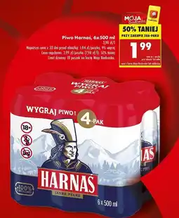 Biedronka Piwo Harnaś Jasne Pełne oferta