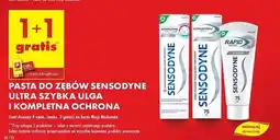 Biedronka Pasta do zębów whitening Sensodyne Rapid oferta