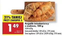 Rogal z makiem