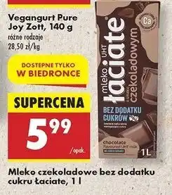 Biedronka Mleko czekoladowe bez cukru Łaciate oferta