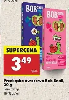 Biedronka Przekąska jabłkowo-borówkowa Bob Snail oferta
