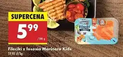 Biedronka Fileciki z łososia Marinero Kids oferta
