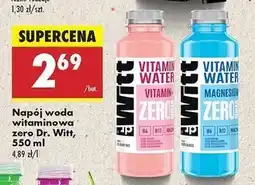 Biedronka Napój vitamin zero Dr Witt Vitamin Water oferta