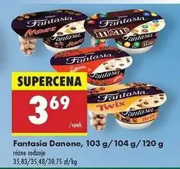 Biedronka Jogurt maltesers Danone Fantasia oferta