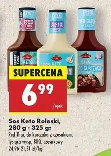 Biedronka Sos bbq chipotle Roleski Keto oferta