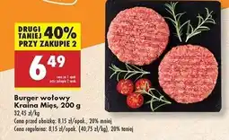 Biedronka Burger wołowy Kraina Mięs oferta