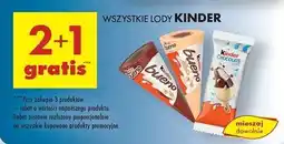 Biedronka Lód Kinder Chocolate oferta