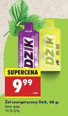Biedronka Żel energetyczny lemon Wk Dzik oferta