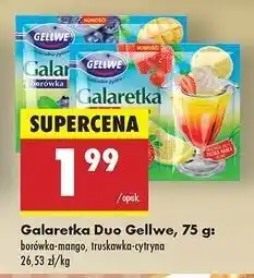 Biedronka Galaretka truskawka-cytryna Gellwe Duo oferta