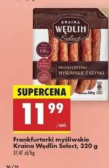 Biedronka Frankfurterki z szynki Kraina Wędlin Select oferta