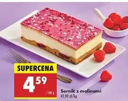 Biedronka Sernik z malinami oferta