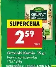 Biedronka Grzanki pomidorowe z pestkami dyni Kamis Chrupiący Mix oferta
