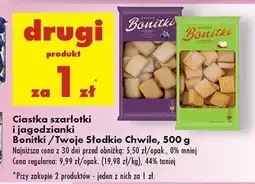 Biedronka Ciastka szarlotki Bonitki oferta