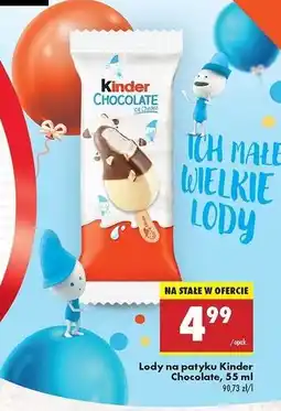 Biedronka Lód Kinder Chocolate oferta
