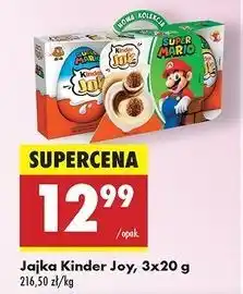Biedronka Jajko z niespodzianką super mario Kinder Joy oferta