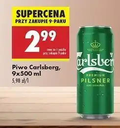 Biedronka Piwo Carlsberg oferta