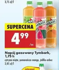 Biedronka Napój cytryna mięta Tymbark Gazzzowana oferta