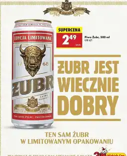 Biedronka Piwo Żubr 1768 oferta