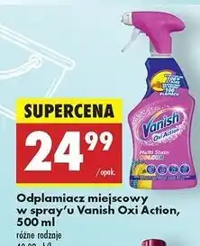 Biedronka Odplamiacz w sprayu Vanish Oxi Action oferta