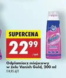 Biedronka Skoncentrowany odplamiacz w żelu Vanish Gold Power Gel oferta