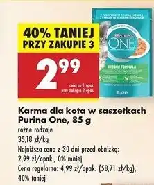 Biedronka Karma dla kota indoor Purina One oferta